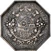Image 2 : GUADELOUPE, octagonal silver jeton, Charles X, 1826, Bank of Guadeloupe, NGC MS 61.