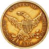 Image 2 : UNITED STATES, Philadelphia mint, gold $5 Classic Head Liberty "half eagle," 1834, plain 4.