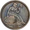 Image 1 : UNITED STATES, Philadelphia mint, Gobrecht pattern Seated Liberty dollar, 1836, name on base, plain 