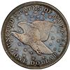 Image 2 : UNITED STATES, Philadelphia mint, Gobrecht pattern Seated Liberty dollar, 1836, name on base, plain 
