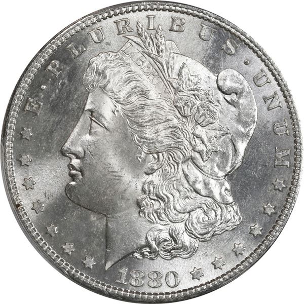 UNITED STATES, San Francisco mint, Morgan dollar, 1880-S, PCGS MS65, ex-Busto.