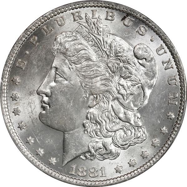 UNITED STATES, New Orleans mint, Morgan dollar, 1881-O, PCGS MS64, ex-Busto.
