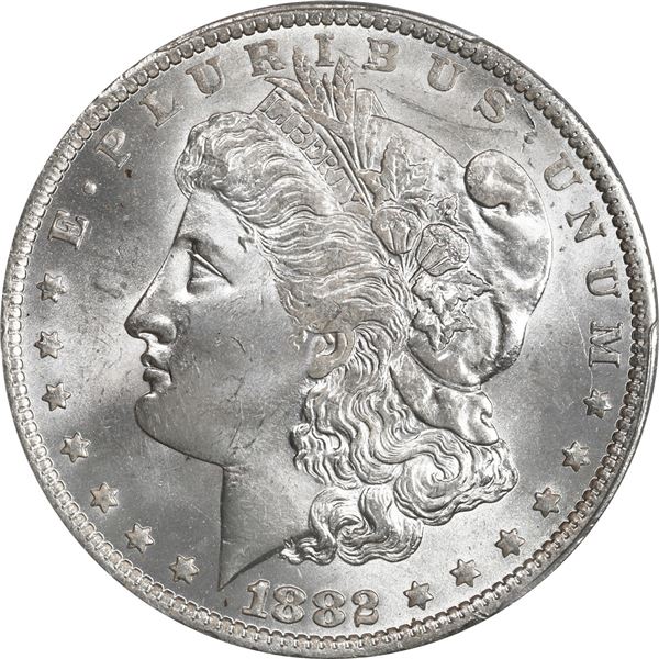 UNITED STATES, New Orleans mint, Morgan dollar, 1882-O, PCGS MS64, ex-Busto.