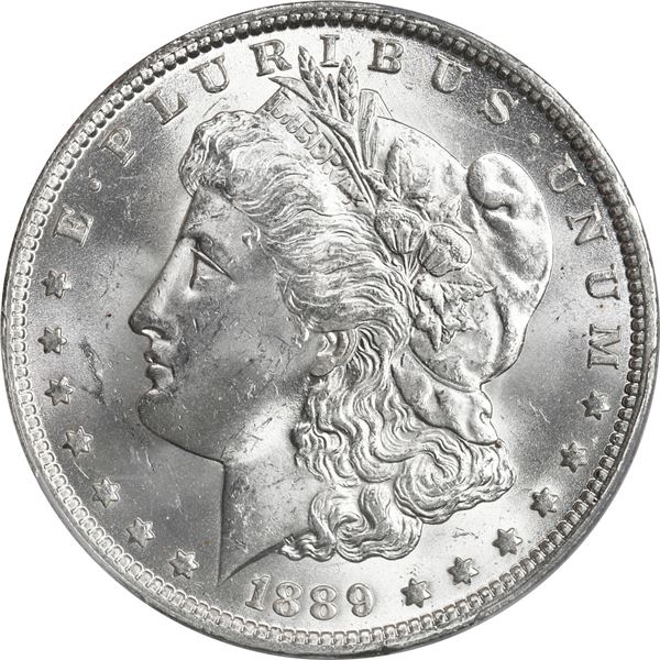 UNITED STATES, New Orleans mint, Morgan dollar, 1889-O, PCGS MS64, ex-Busto.