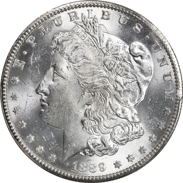 UNITED STATES, San Francisco mint, Morgan dollar, 1889-S, PCGS MS64, ex-Busto.