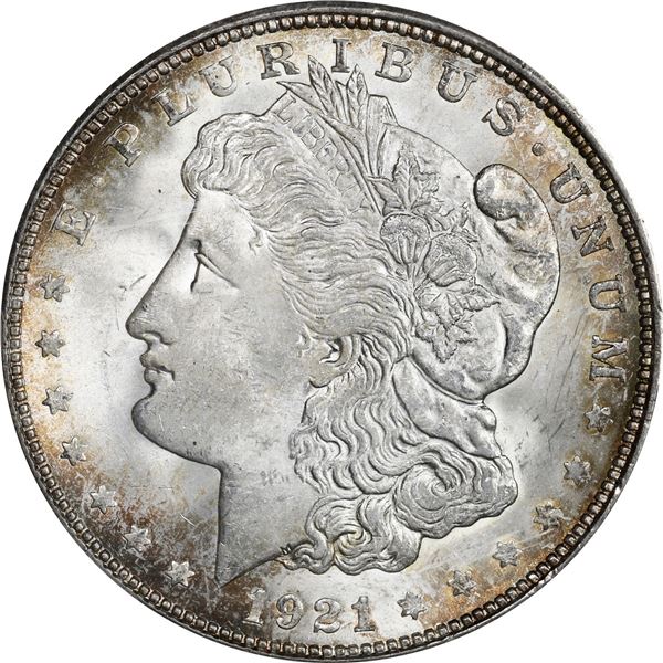 UNITED STATES, Denver mint, Morgan dollar, 1921-D, PCGS MS64, ex-Busto.