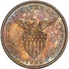 Image 2 : PHILIPPINES (U.S. administration), San Francisco Mint, 1 peso, 1905-S, straight serif, rare, PCGS MS