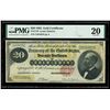 Image 1 : UNITED STATES, Washington, D.C., $20 Gold Certificate, 1882, serial C3010533, Lyons-Roberts, PMG VF 