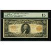 Image 1 : UNITED STATES, Washington, D.C., $20 Gold Certificate, series of 1922, serial K1578831, Speelman-Whi