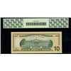 Image 2 : UNITED STATES, Washington, D.C., $10 Federal Reserve Note, series 2006, serial IB00000080C, Cabal-Pa
