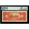 Image 2 : BOLIVIA, Oruro, Banco Mercantil, 10 bolivianos, 1-7-1906, series A, serial 90597, PMG VF 25, finest 