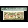 Image 1 : COSTA RICA, San José, Banco Central, 50 colones specimen, no date (1991-93), series E, PMG Gem UNC 6