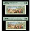 Image 3 : COSTA RICA, San José, Banco Central, lot of four sequential 5 colones, 4-10-1989, series D, serials 