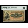 Image 1 : ECUADOR, Guayaquil, Banco del Ecuador, 10 sucres, 6-7-1912, serial A57319, rare, PMG Choice F 15.