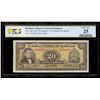 Image 1 : HONDURAS, Banco Central de Honduras, 20 lempiras, 21-3-1952, serial A234053, PCGS Banknote Very Fine