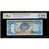 Image 1 : HONDURAS, Banco Central, 50 lempiras, 10-11-1989, serial G058446, PCGS Banknote Superb Gem Unc 67 EP