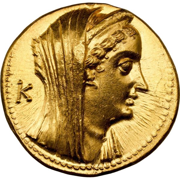 ANCIENT GREEK, Ptolemaic Kingdom, Alexandria mint, AV mnaieion (octodrachm), Arsinöe II Philadelphus