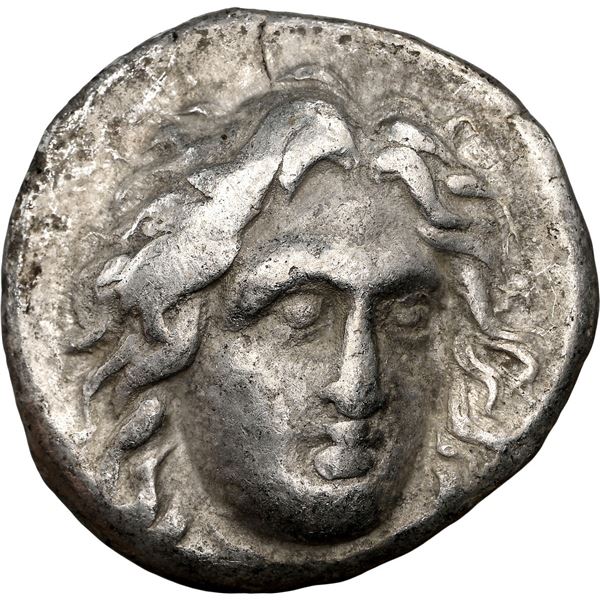 ANCIENT GREEK, Rhodos, AR didrachm, ca. 305-275 BC, NGC Ch VF.
