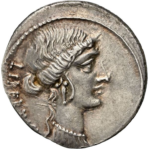 ANCIENT ROMAN, Roman Imperatorial, Rome mint, AR denarius, Q. Servilius Caepio (M. Junius) Brutus (d