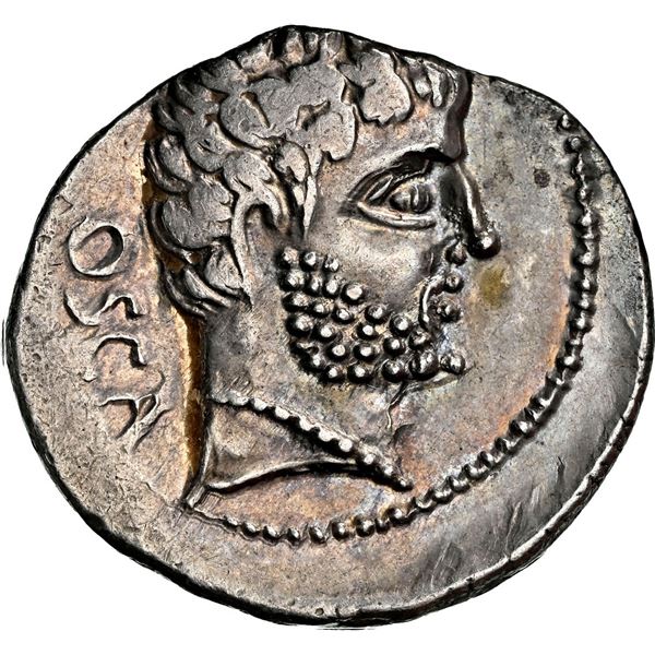 ANCIENT ROMAN, Roman Imperatorial, Osca mint (formerly Iberian Bolskan, modern-day Huesca, Spain), A