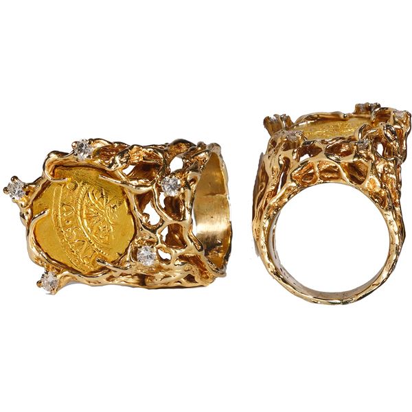 MEXICO, Mexico City, gold cob 1 escudo, Philip V, assayer not visible, style of 1702-10, ex-1715 Fle