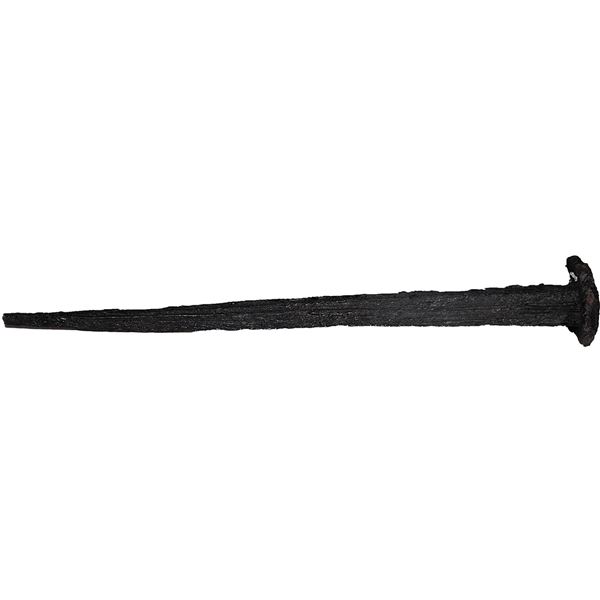 Complete (long) iron spike, professionally conserved, ex-Atocha (1622).