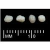 Image 1 : Lot of four small, natural pearls with original Fisher certificates, 0.1 to 0.13 carats each, all Gr