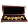 Image 3 : Six-link section of an exceptionally ornate gold belt, 106.72 grams total, fineness 21K, ex-Maravill
