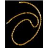 Image 1 : Elegant rectangular-link gold chain, 23.86 grams total, fineness 20K, ex-Maravillas (1656), ex-Welle