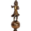 Image 2 : Gold-plated silver Columbus statue for religious processionals, ex-1715 Fleet.