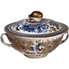 Image 1 : Lidded Chinese porcelain bowl with original letter from ca. 1895 attesting to 1875 salvage, ex-Göthe