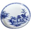 Image 1 : Chinese blue-on-white porcelain saucer, Pagoda Riverscape pattern, ex-"Nanking Cargo" (1752).