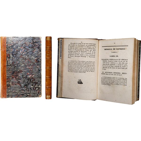 Medallas de la Proclamación de S.M. La Reina Doña Isabel II, by Don Juan Bautista Barthe, 1841, ex-B