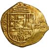 Image 1 : SPAIN, Seville, gold cob 2 escudos, Philip III, no date (OMNIVM variety), assayer B, NGC AU details 