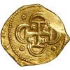 Image 2 : SPAIN, Seville, gold cob 2 escudos, Philip III, no date (OMNIVM variety), assayer B, NGC AU details 