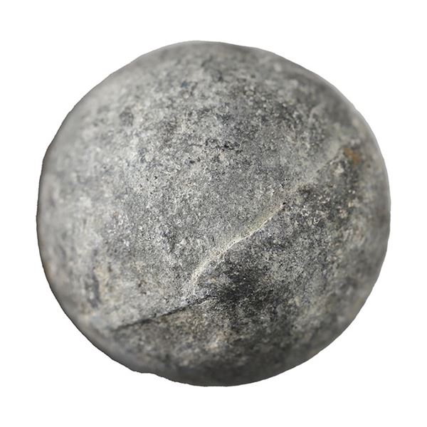 Silver 1-oz round made from Atocha silver plus musketball from the Santa Margarita, Treasure Salvors