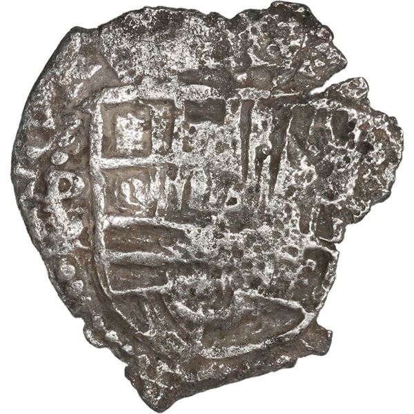 BOLIVIA, Potosí, cob 2 reales, Philip III, assayer R, Grade 4.
