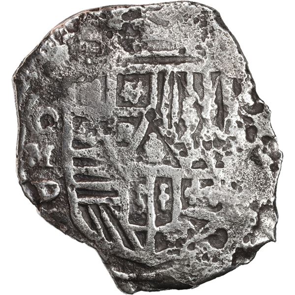 MEXICO, Mexico City, cob 8 reales, Philip IV, assayer D.