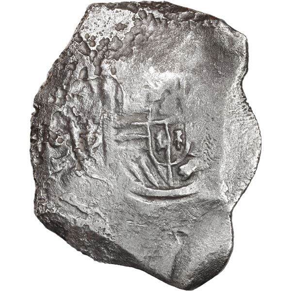 MEXICO, Mexico City, cob 8 reales, Philip IV, assayer P.