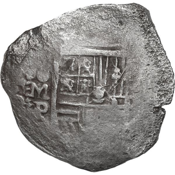 MEXICO, Mexico City, cob 8 reales, Philip IV, assayer P.