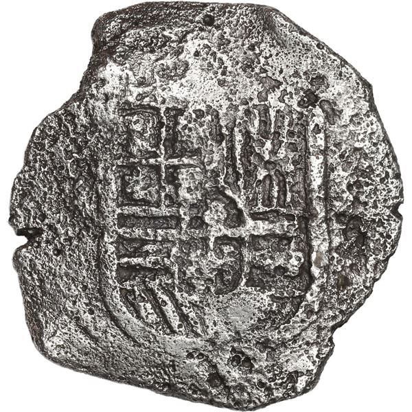 MEXICO, Mexico City, cob 8 reales, Philip IV, assayer not visible (P).