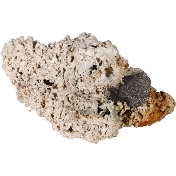 SPANISH COLONIAL, mint uncertain, clump of one cob 4 reales in large mass of coral and iron remnants