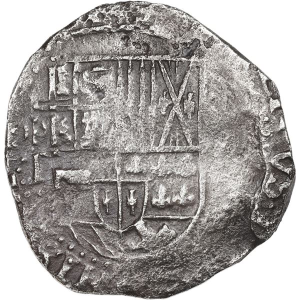BOLIVIA, Potosí, cob 8 reales, Philip IV, assayer T (1630s).