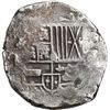 Image 1 : BOLIVIA, Potosí, cob 8 reales, Philip IV, assayer T (1630s).