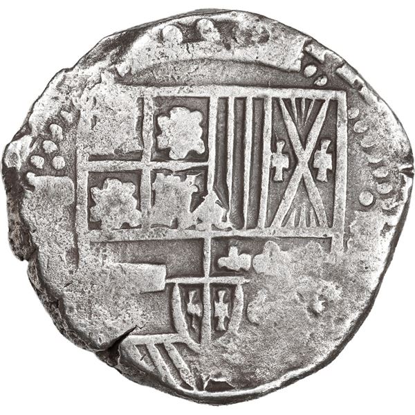 BOLIVIA, Potosí, cob 8 reales, Philip IV, assayer not visible (1630s).