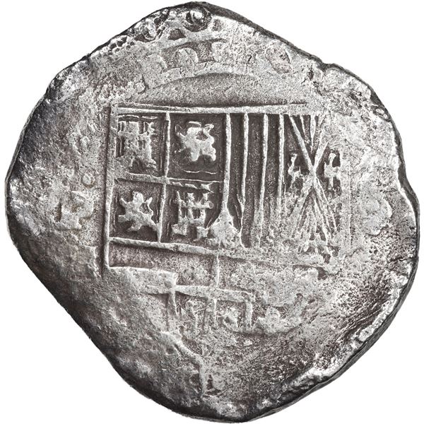 BOLIVIA, Potosí, cob 8 reales, 1640 TR, rare.