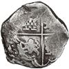 Image 2 : BOLIVIA, Potosí, cob 4 reales, Philip IV, assayer TR (late 1630s).