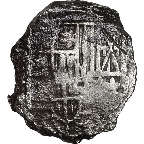 BOLIVIA, Potosí, cob 4 reales, Philip IV, assayer not visible (1630s).