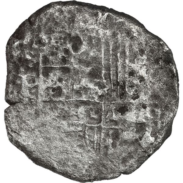 BOLIVIA, Potosí, cob 2 reales, Philip IV, assayer not visible (late 1630s).