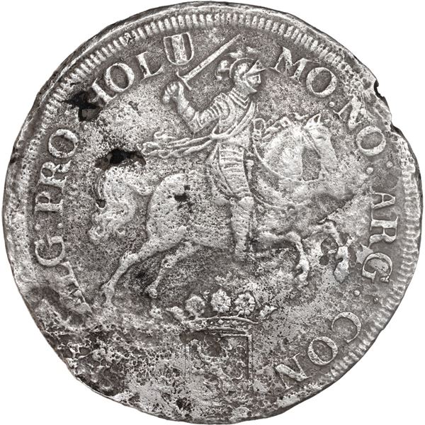 NETHERLANDS (United), Holland, "rider" ducatoon, 1692, rare.